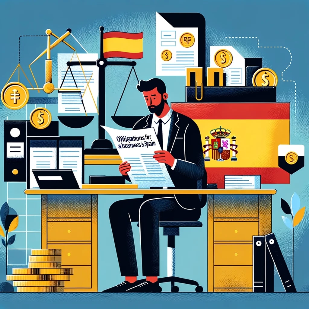 Persona viendo requisitos para operar en España